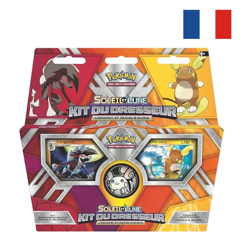 Kit du Dresseur Pokémon – Raichu d’Alola & Lougaroc (Soleil & Lune – FR)