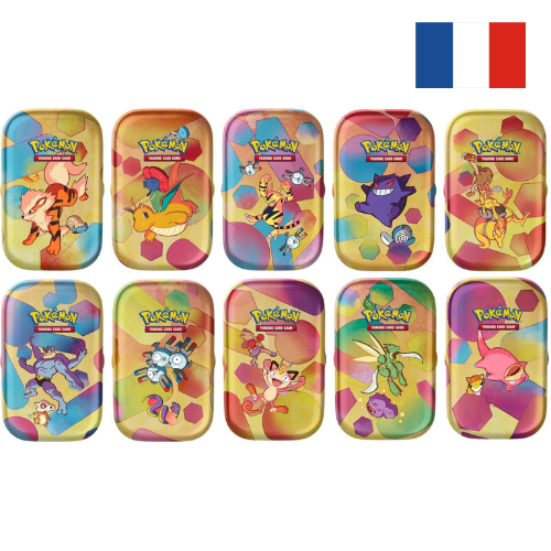 Boîte Mini Tin Pokémon Écarlate & Violet 151 (EV3.5) – FR Illustration aléatoire