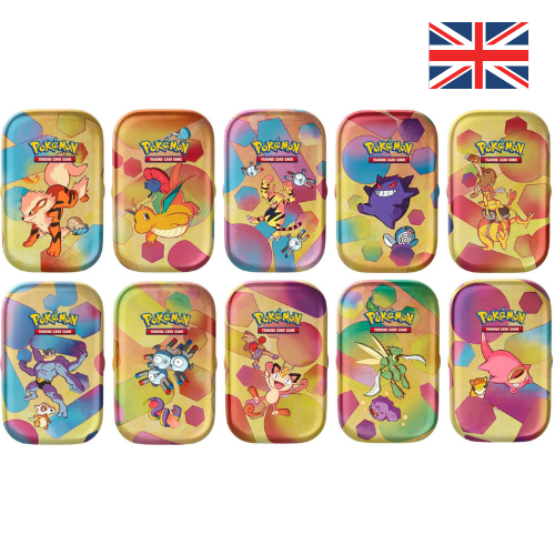 Boîte Mini Tin Pokémon Scarlet & Violet 151 (EV3.5) – ENG Illustration aléatoire