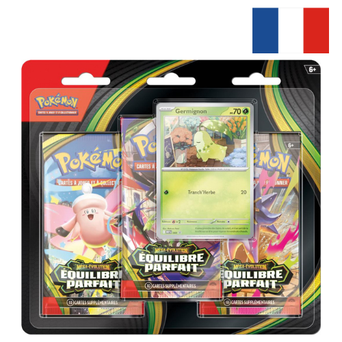 "Précommande" 3-Pack Pokémon Méga-Evolution – Equilibre Parfait (ME03) - FR