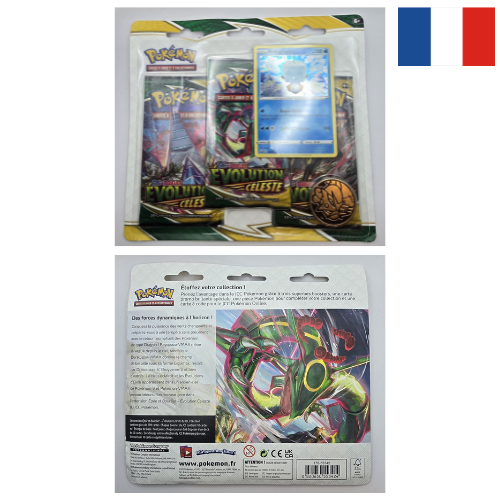 3-Pack Pokémon Épée & Bouclier – Évolution Céleste (EB07) – Bekaglaçon - FR