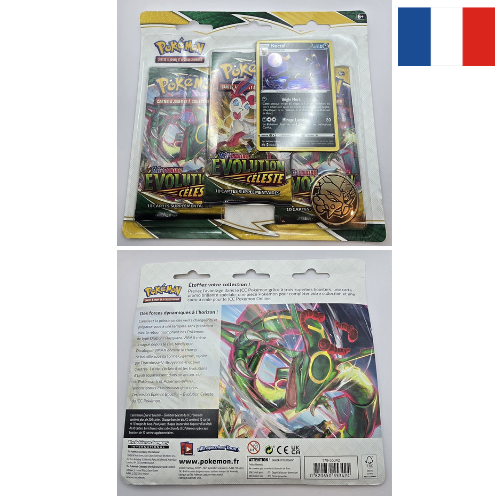 3-Pack Pokémon Épée & Bouclier – Évolution Céleste (EB07) – Noctali - FR