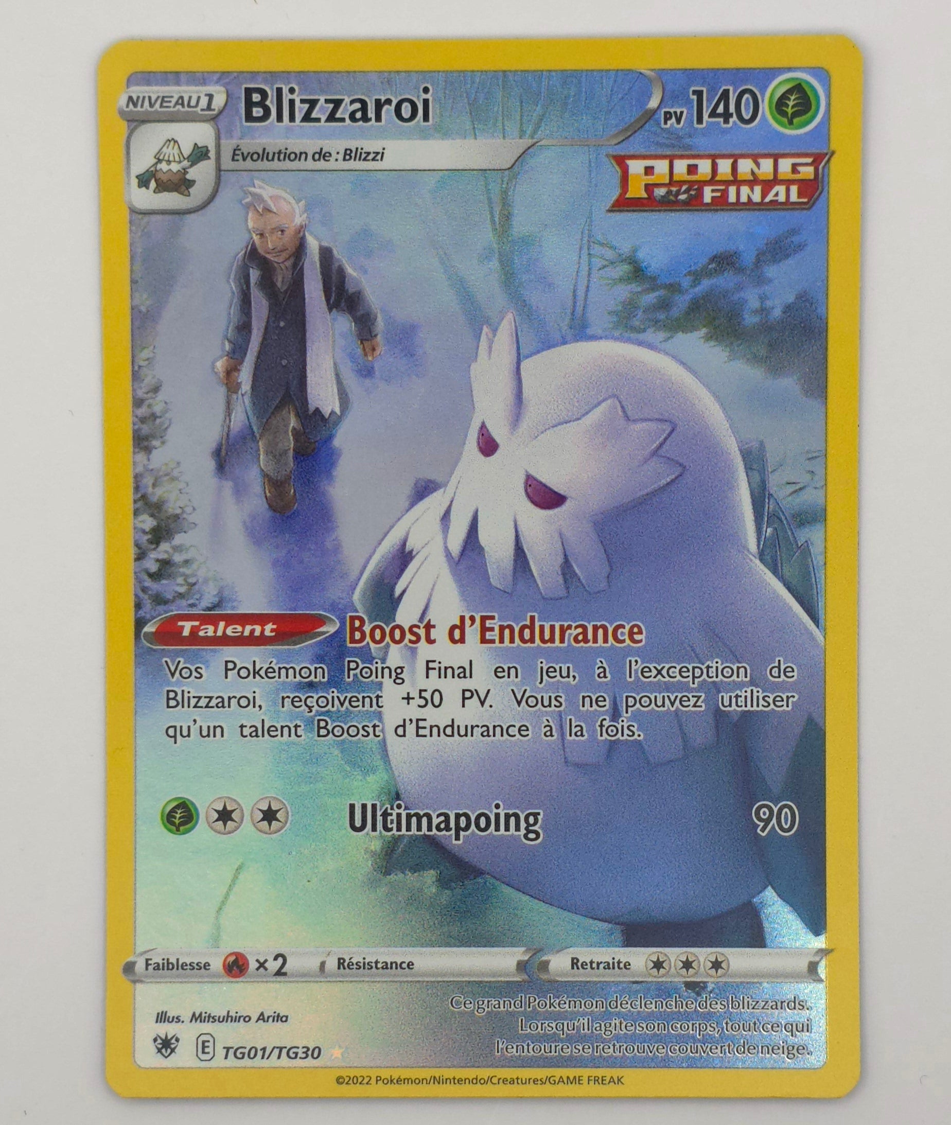 Carte Pokémon – Blizzaroi Holo (Trainer Gallery TG01/TG30 – 2022) – FR