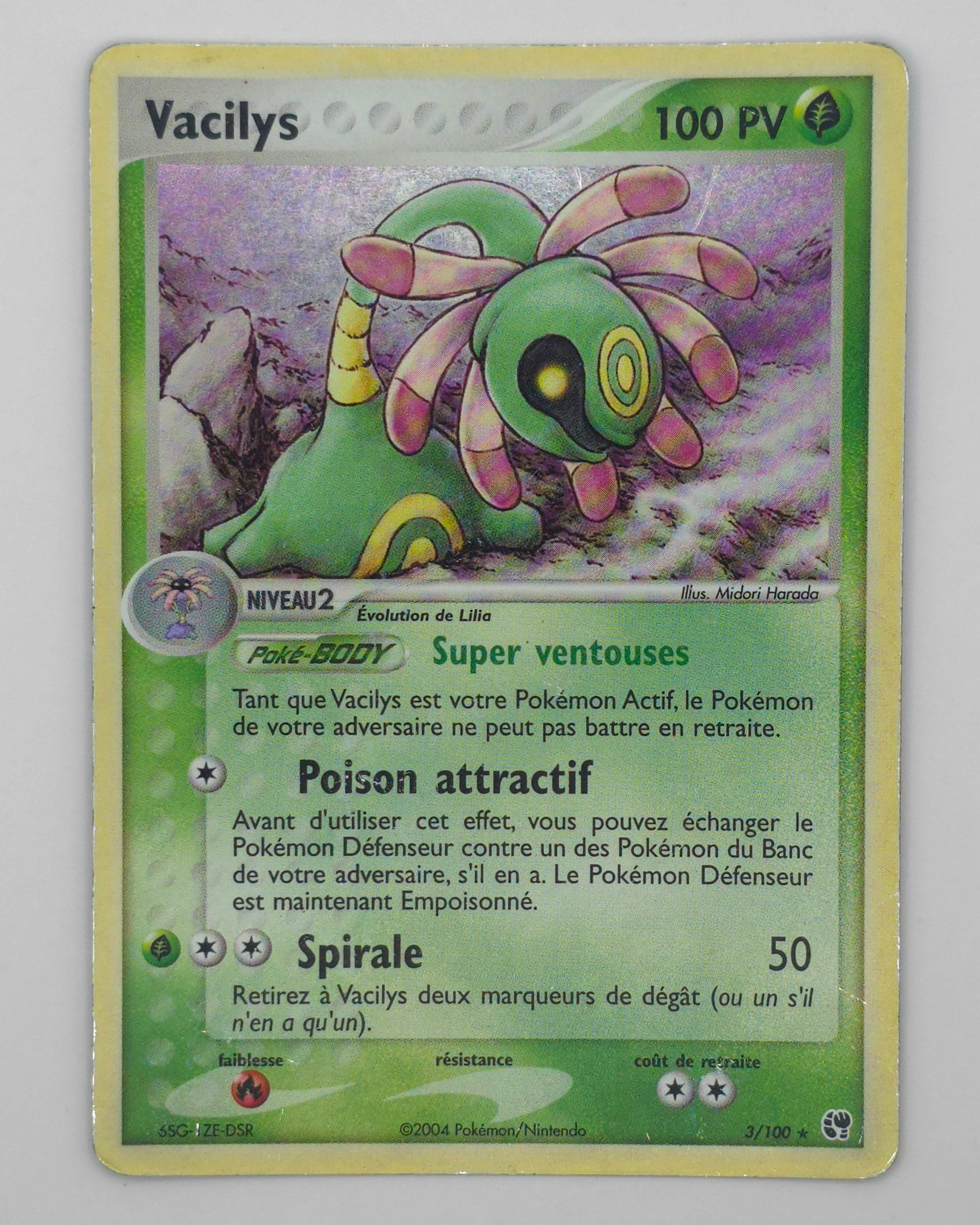 Carte Pokémon – Vacilys Holo (EX Hidden Legends 2004 – 3/100) – FR