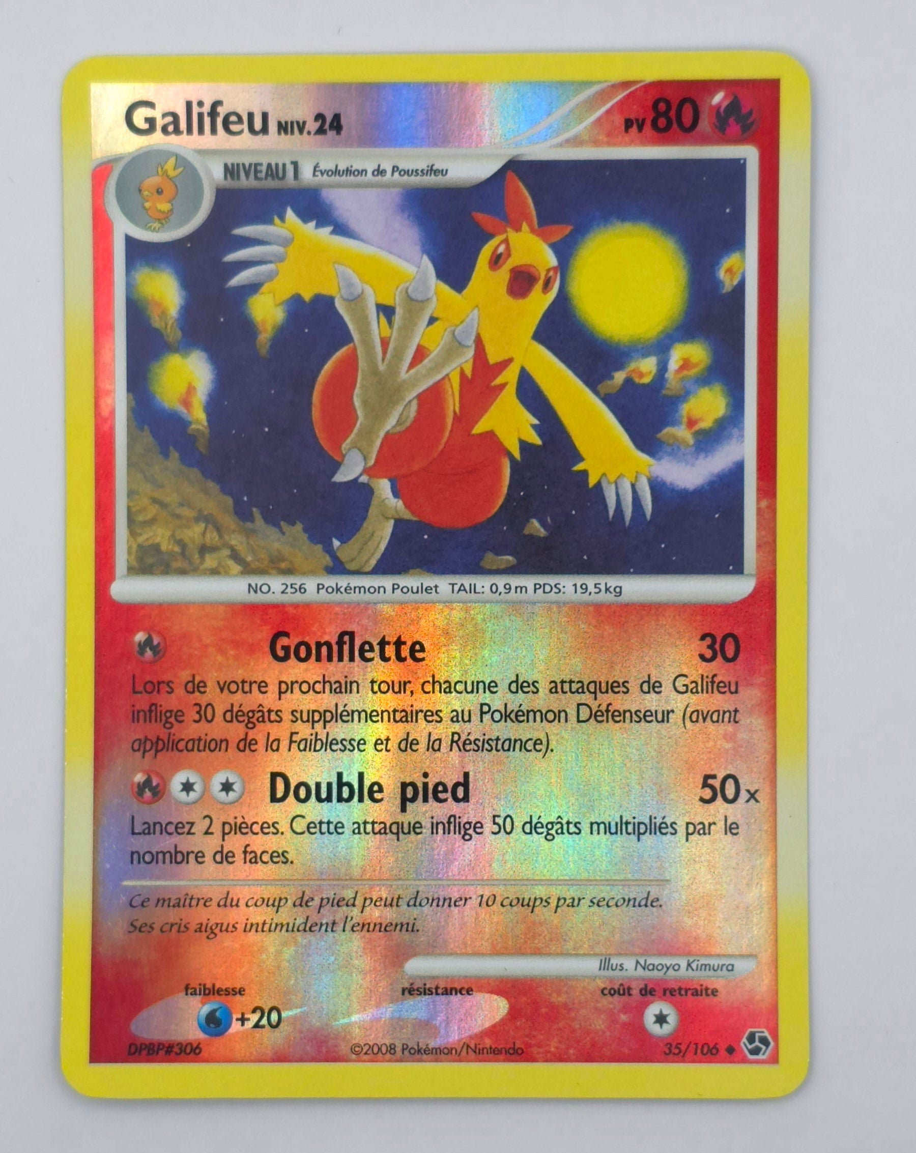 Carte Pokémon – Galifeu Holo (Diamant & Perle – Duels au Sommet – 35/100) – FR